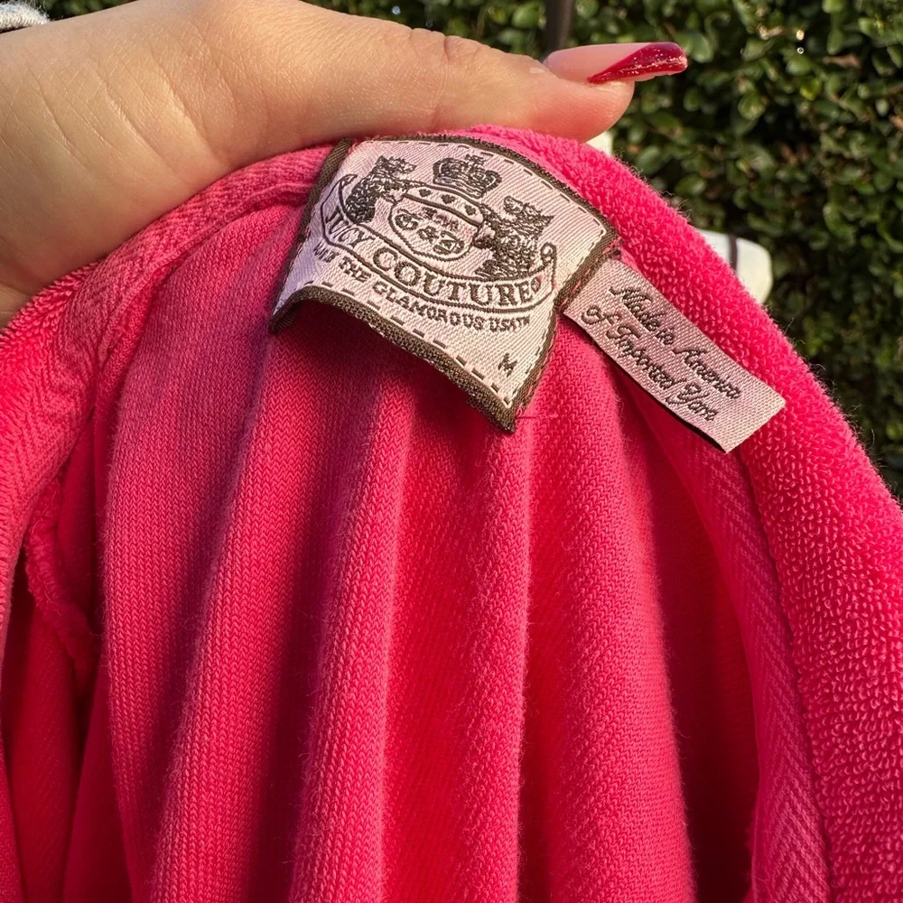 ✨2000’s Juicy Couture hot Pink zip up - Picture 4 of 7